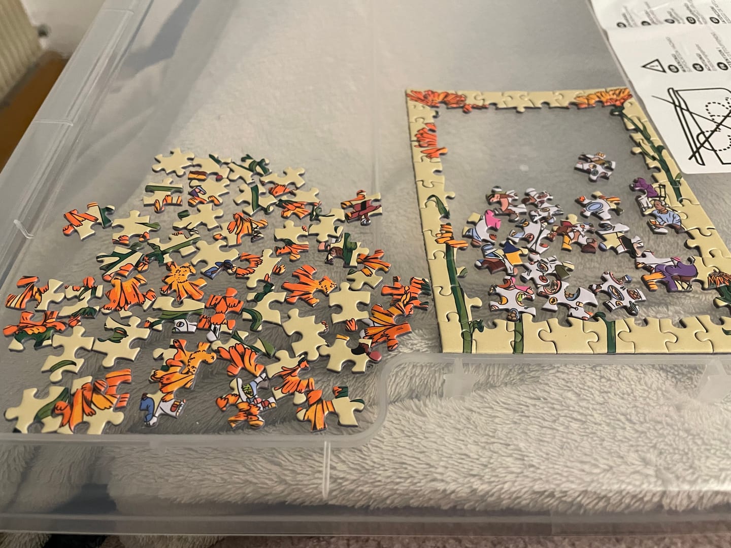 Customer photo review of Mini Puzzle Kalender