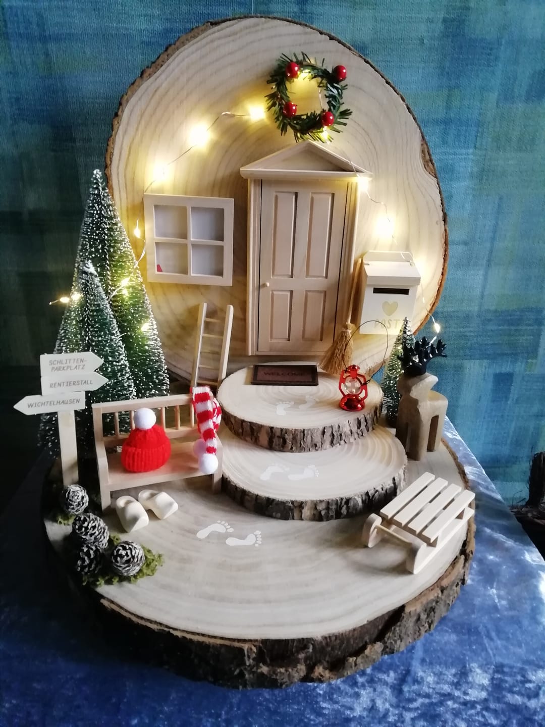 Customer photo review of Wichteltür Premium Set - das Rundum Sorglos Paket + Backset und Baustelle