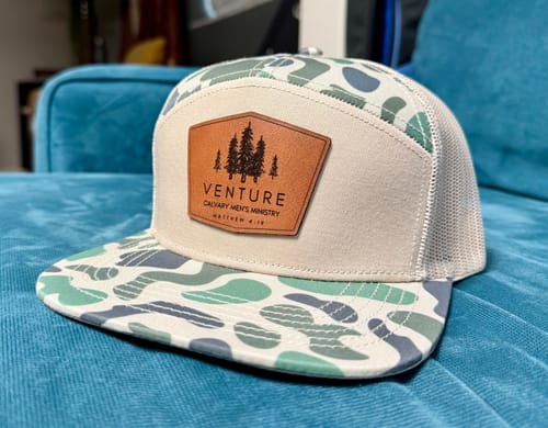 Customer photo review of Custom Leather Patch Hats SA7AGE - Lost Hat Co.