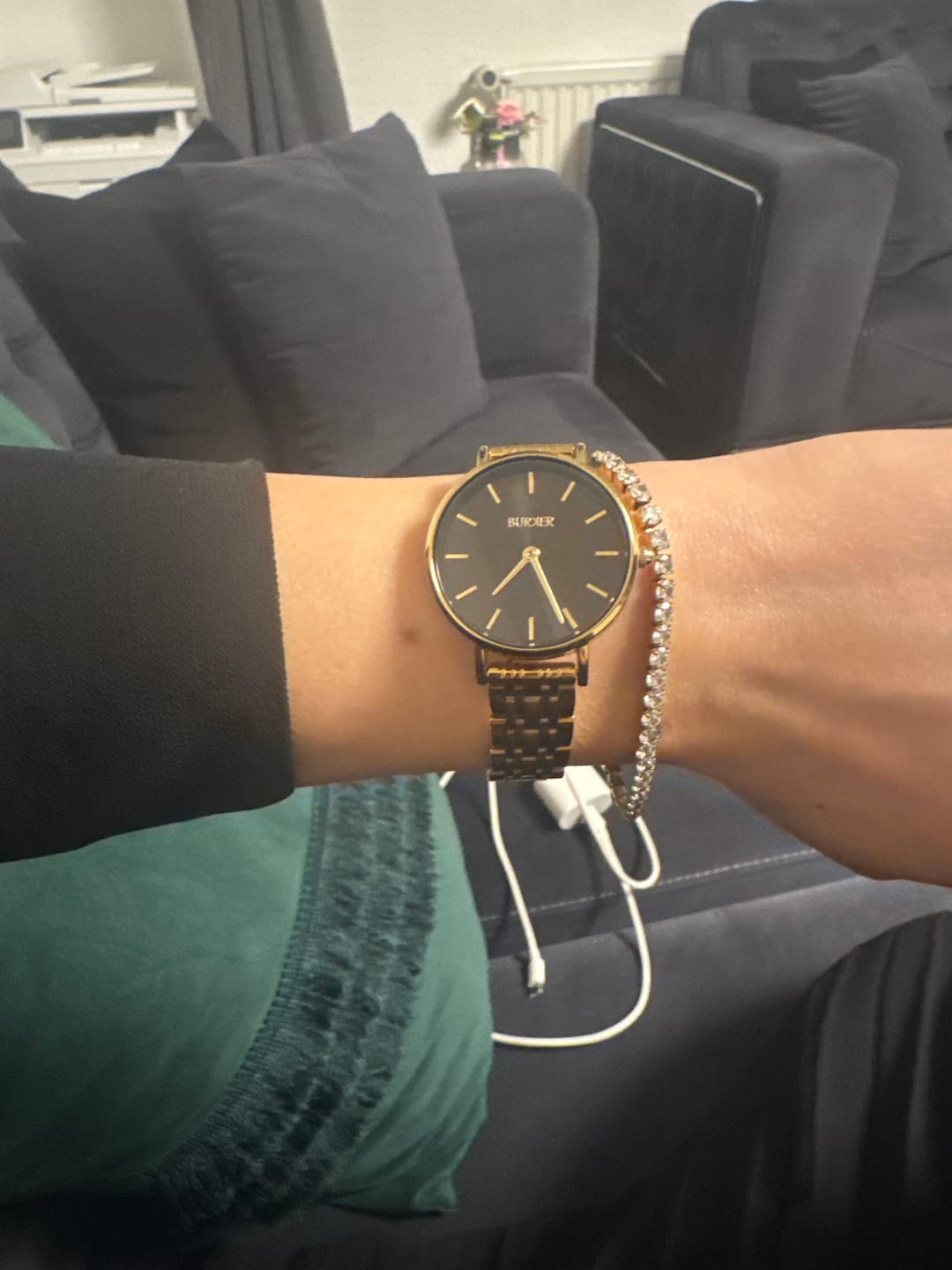 Customer photo review of Ruby Petite Gold Black