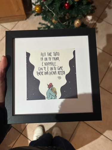 Customer photo review of Quadretto 20x20 - Lucina Accesa