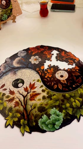 Customer photo review of 4 Season Yin Yang - Ahşap Puzzle