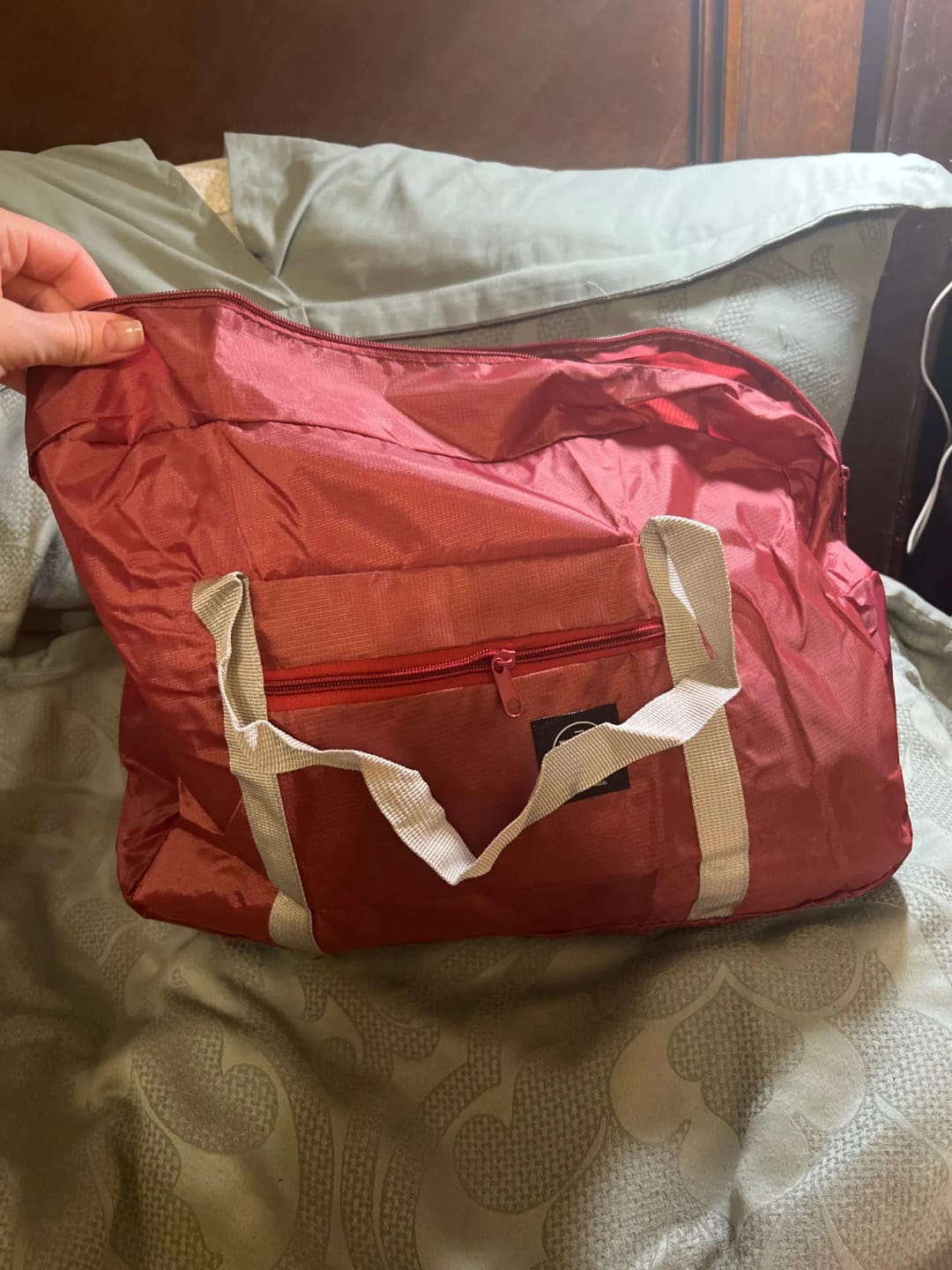 Customer photo review of Sac Voyage Ultra Léger Pliable