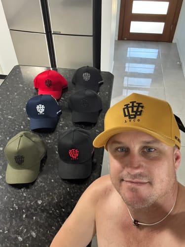 Customer photo review of LVCO Black Flame A-Frame Snapback