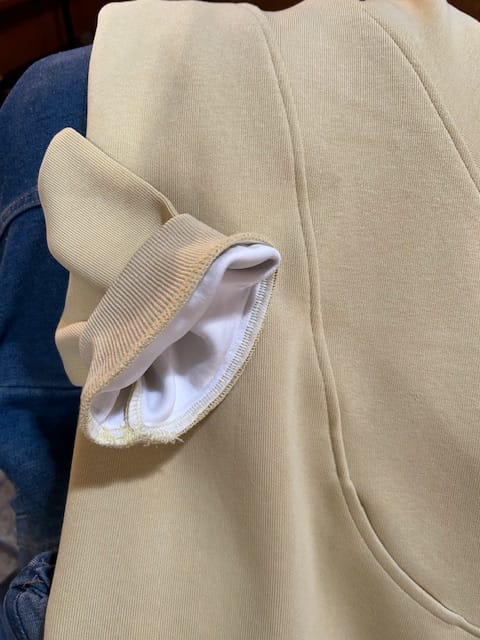 Customer photo review of Plus Size Women Autumn Casual Pure Color Cotton Hoodie
