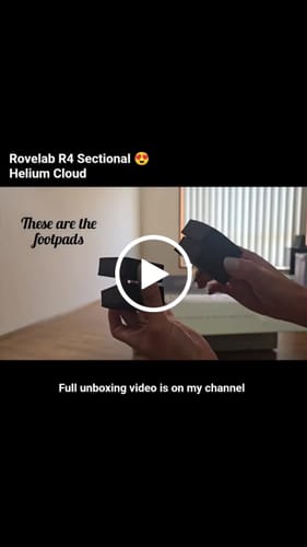Customer video review of R4 Sectional Sofa