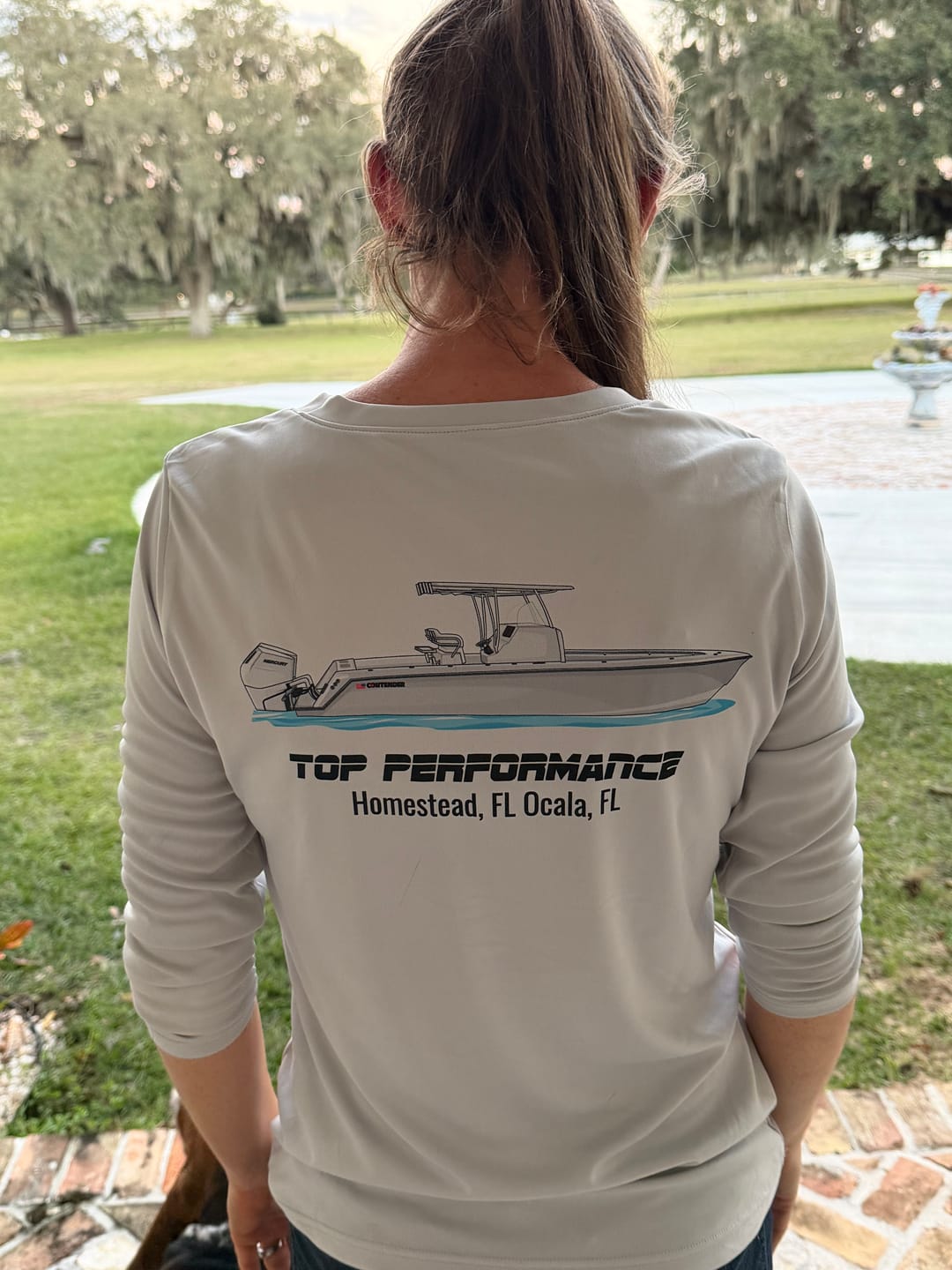 Customer photo review of Custom Dri-Fit Fishing Hoodies