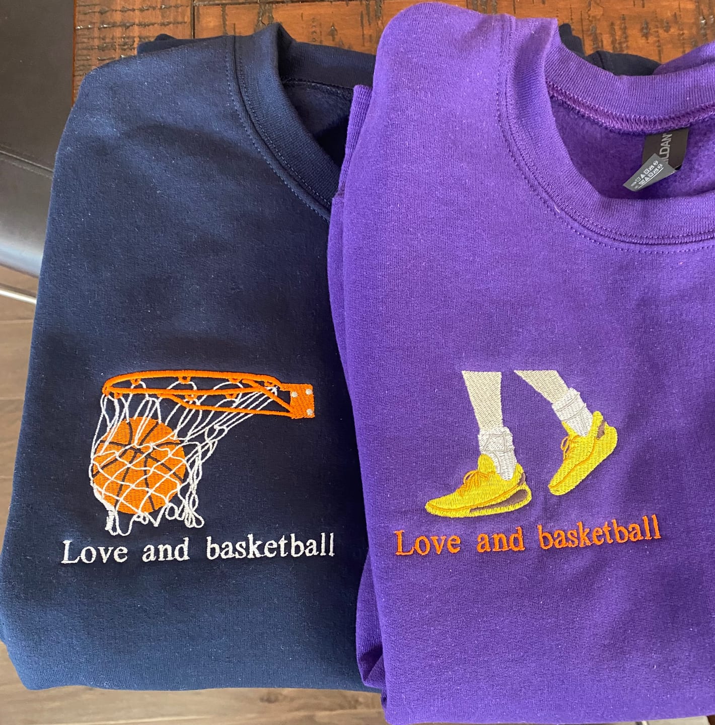 Customer photo review of Personalized Embroidered Hoodies with Pictures