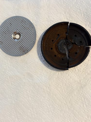 Customer photo review of High Diffusion Espresso Shower Screen - Breville