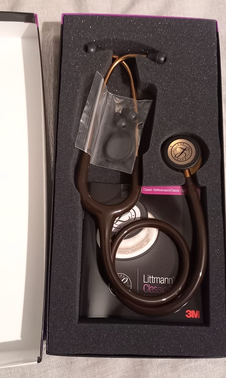 Customer photo review of Littmann Classic III Monitoring Stethoscope: Chocolate & Copper 5809