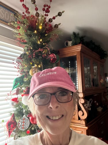 Customer photo review of Pink Creator Cap