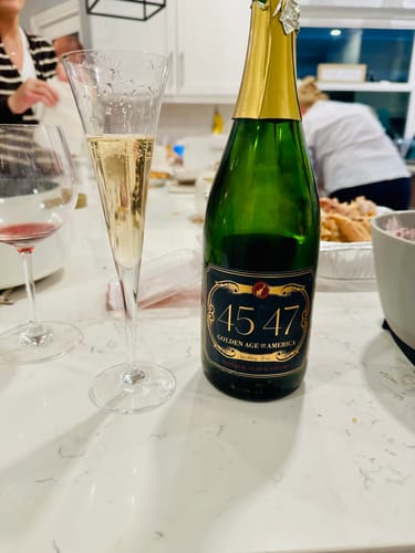 Customer photo review of ‘45-47’ Sparkling Wine – Golden Age