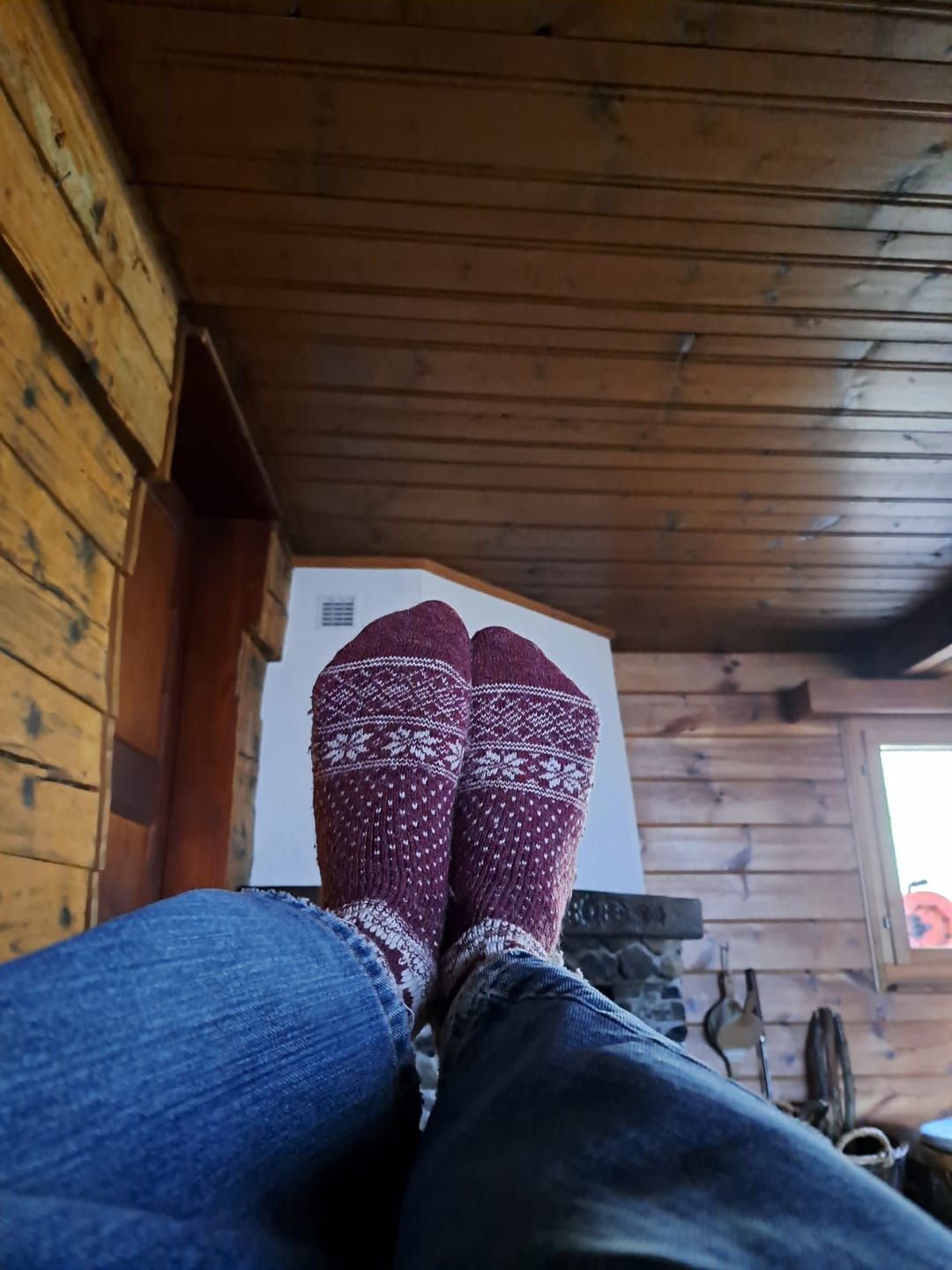 Customer photo review of Alpaka-& Merino Norweger-Socken