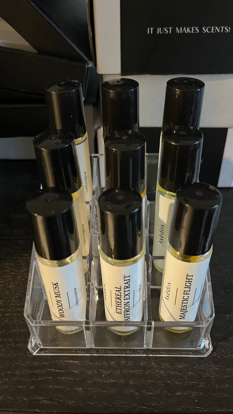 Customer photo review of MAJESTIC FLIGHT PERFUME OIL