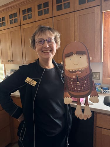 Customer photo review of Earl the Bigfoot Pendulum Clock