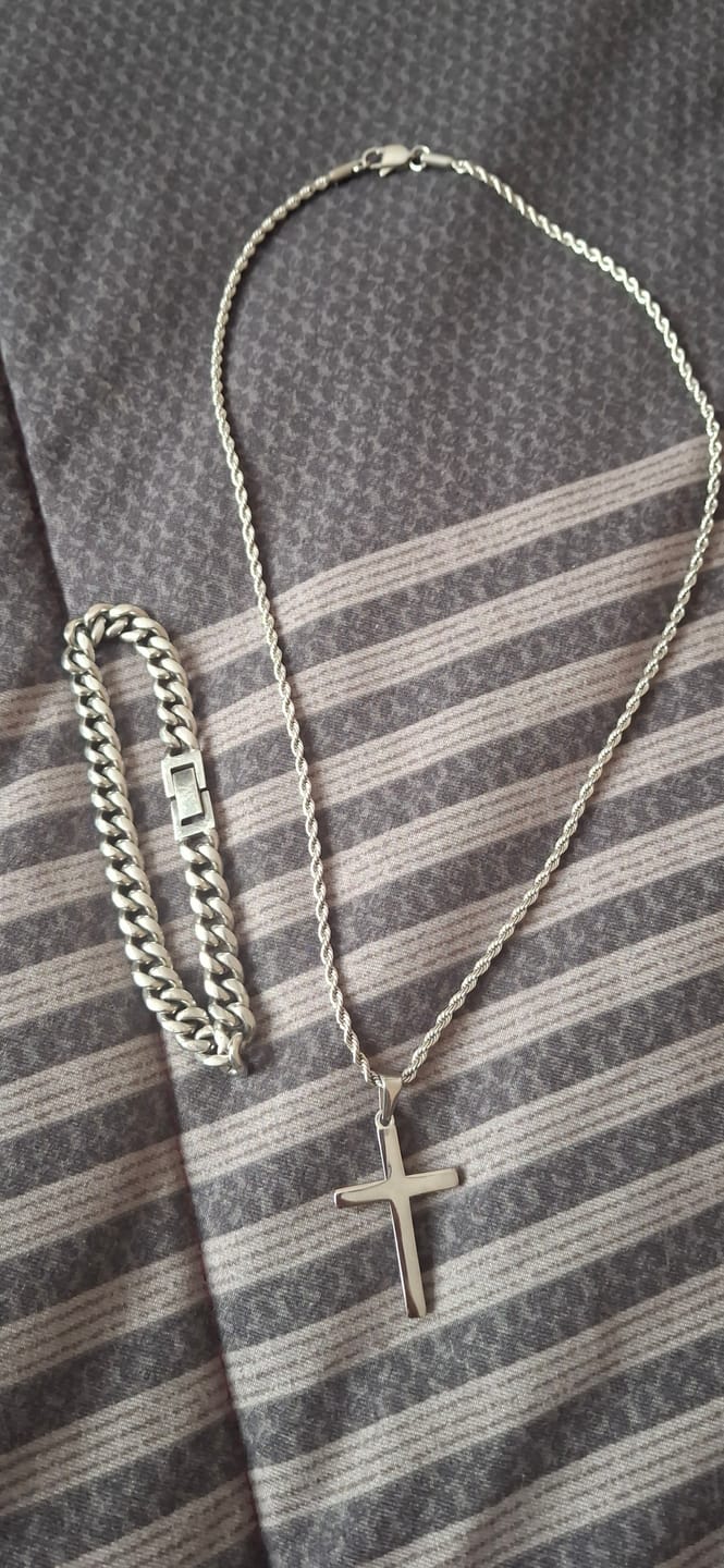 Customer photo review of Crucifix Pendant