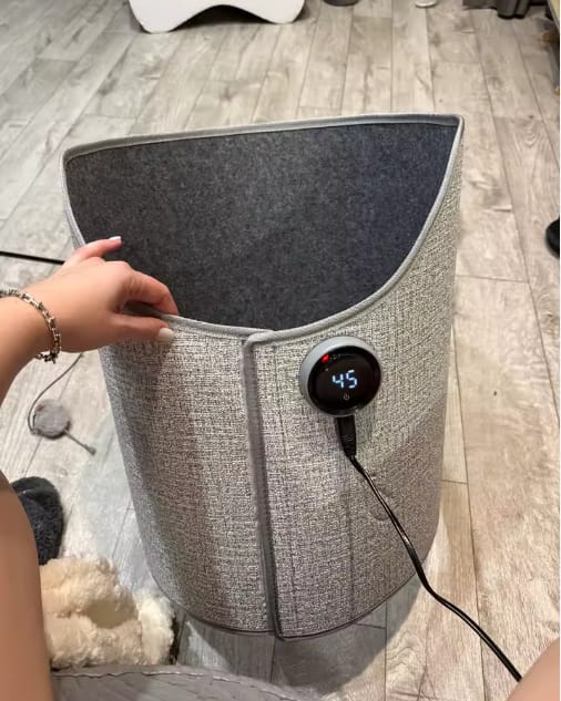 Customer photo review of Foldable Leg&Foot Warmer