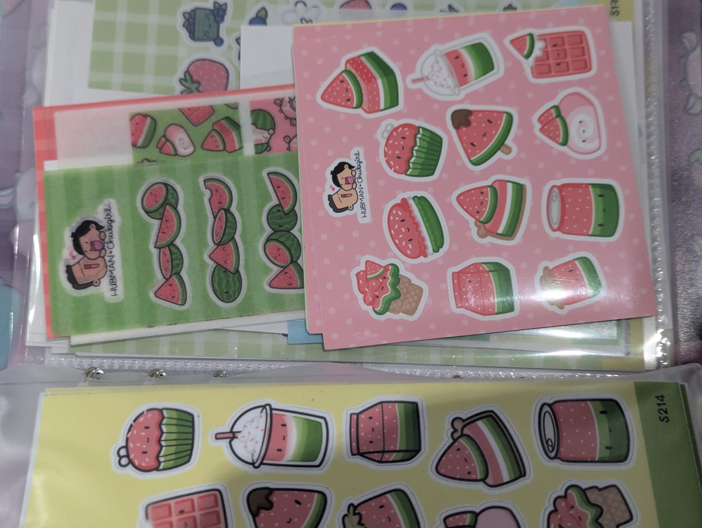 Customer photo review of Summer Watermelons Variety Sticker Pack