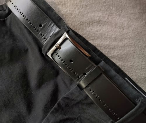 Customer photo review of The Brasilia Belt (Black)