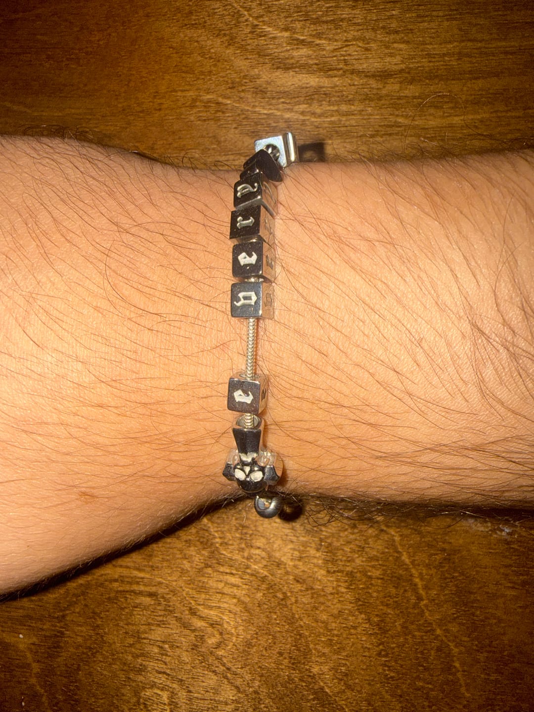 Customer photo review of REAL SNAKE BRACELET
