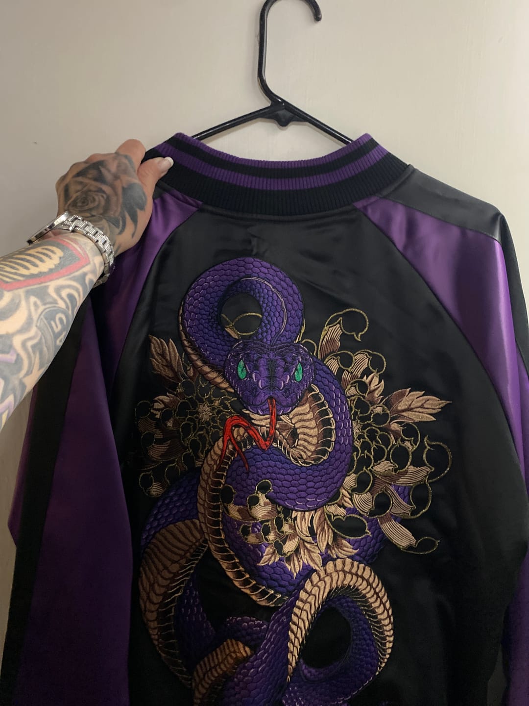 Customer photo review of Violet Viper Sukajan Jacket