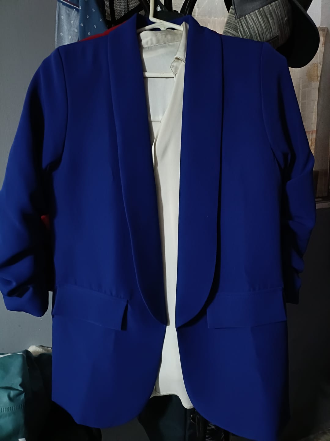 Customer photo review of Blazer Coddy Azul Rey