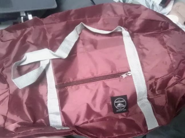 Customer photo review of Sac Voyage Ultra Léger Pliable