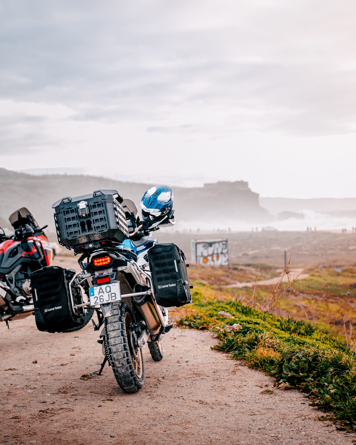 Customer photo review of MotoRacks – Motorcycle Luggage Pannier Racks