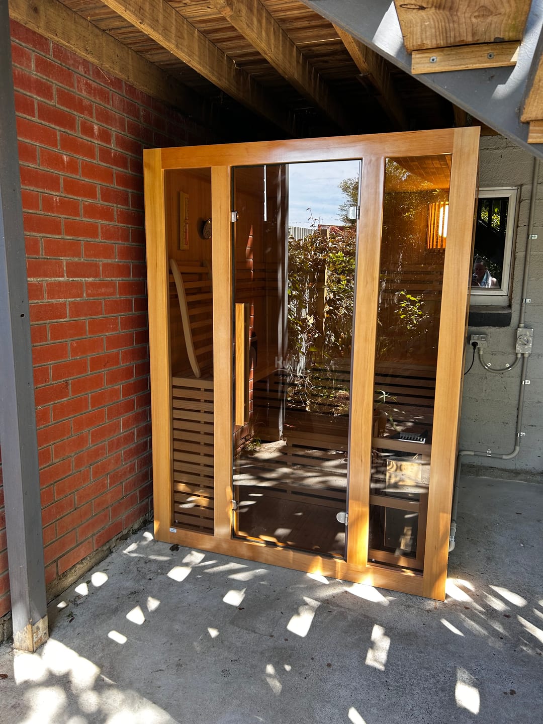 Customer photo review of Kylin Traditional Steam Sauna Room 3 Person QD-EA3D