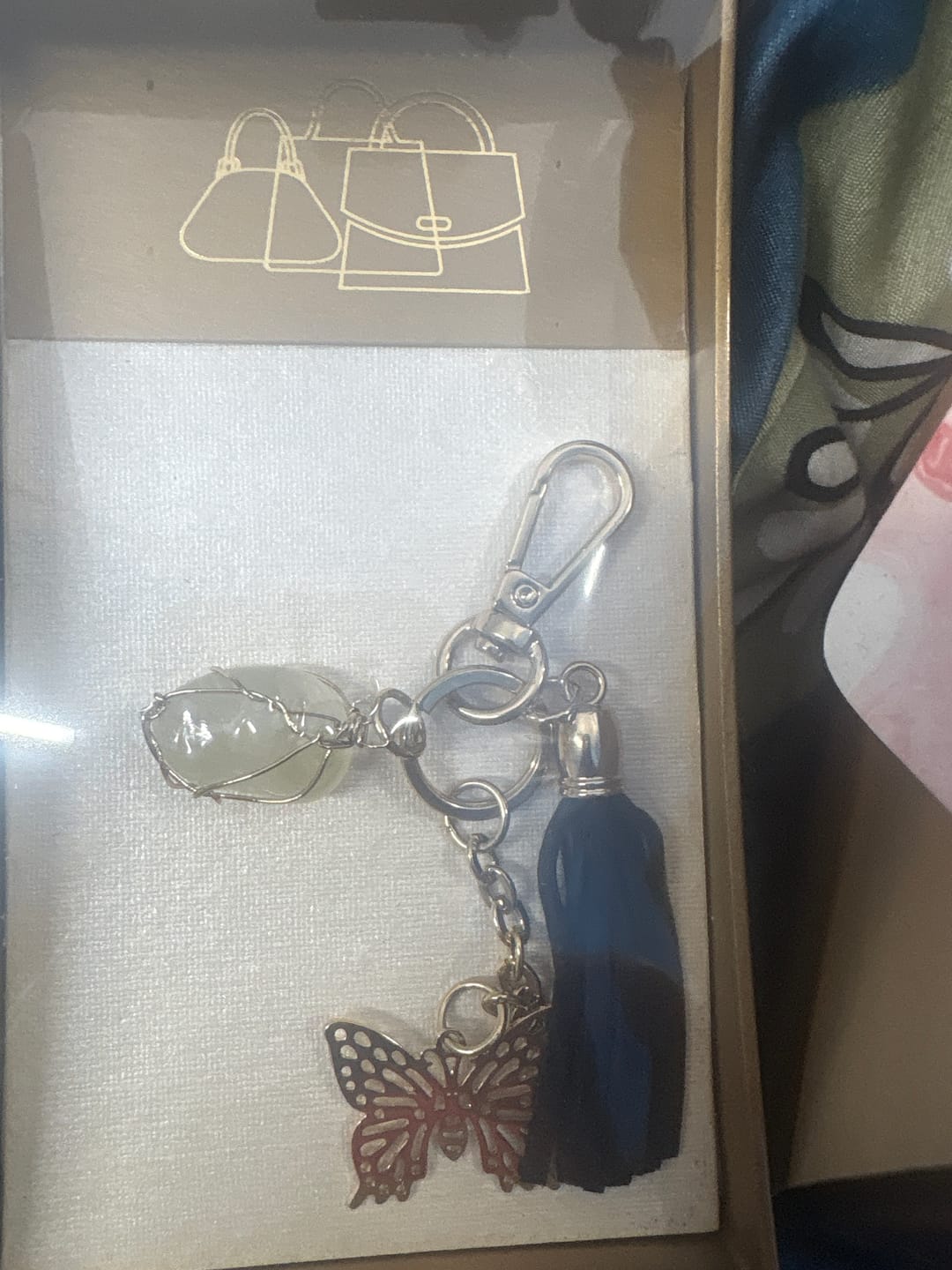 Customer photo review of Veré - Butterfly Bag Charm