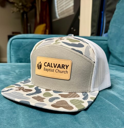 Customer photo review of Custom Leather Patch Hats SA7AGE - Lost Hat Co.