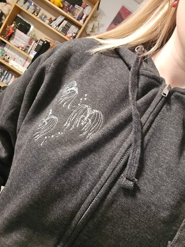 Customer photo review of *PRE-ORDER* Pandora Rainforest Zipper Hoodie
