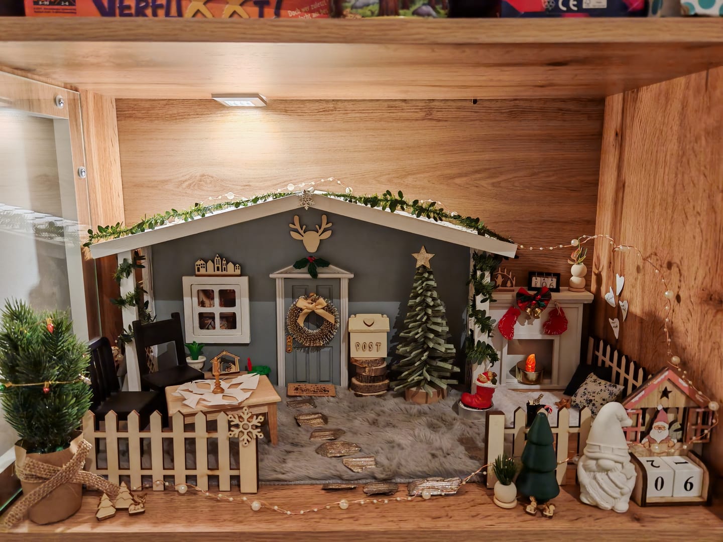 Customer photo review of Holz Deko - Miniaturen für die Wichtelwelt - Krippe - inkl. Fußmatte