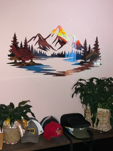 Customer photo review of Zion National Park Printed Wall Art