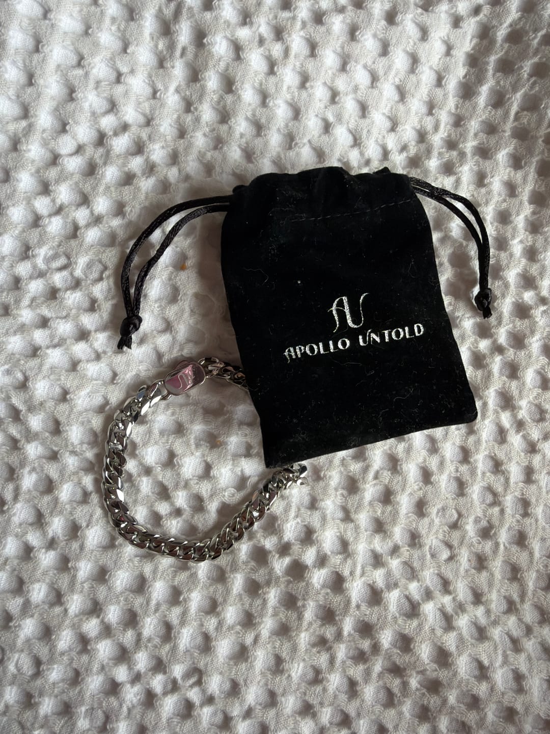 Customer photo review of Silver Bracelet for Men - 8 mm