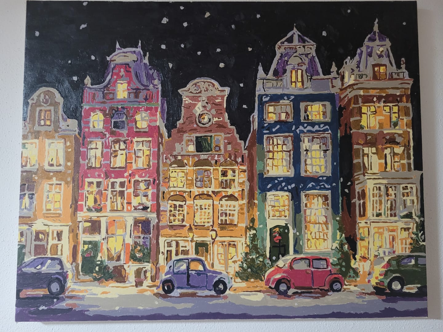 Customer photo review of Malen nach Zahlen - Heiligabend in Amsterdam
