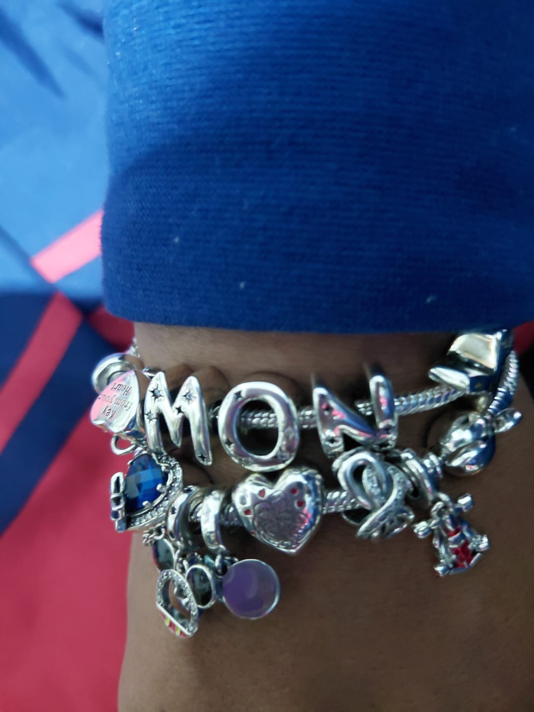 Customer photo review of Charm Letras del Alfabeto
