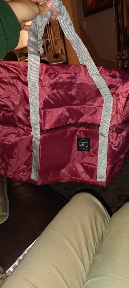 Customer photo review of Sac Voyage Ultra Léger Pliable