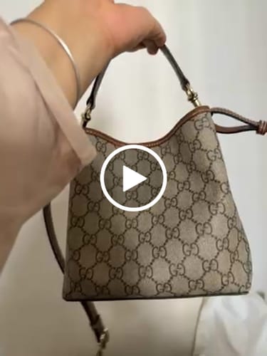 Customer video review of Gucci Ophidia 20.5cm Bag Ebony Brown Canvas 248565