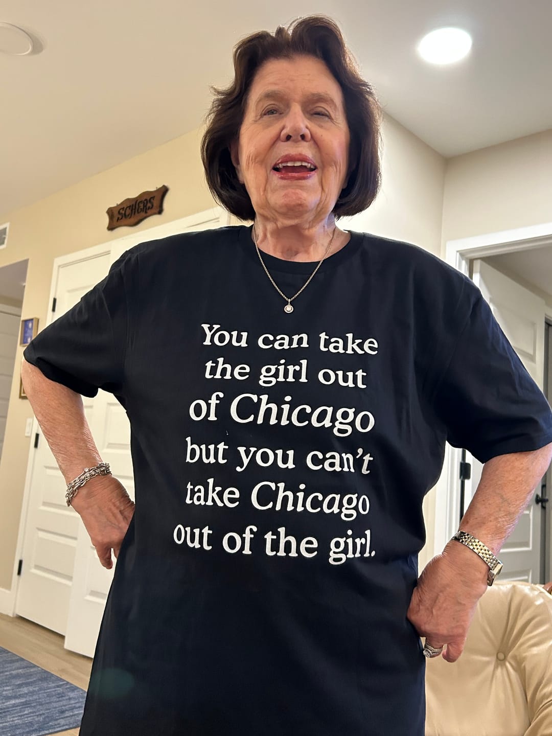 Customer photo review of Chicago Girl Forever T-Shirt