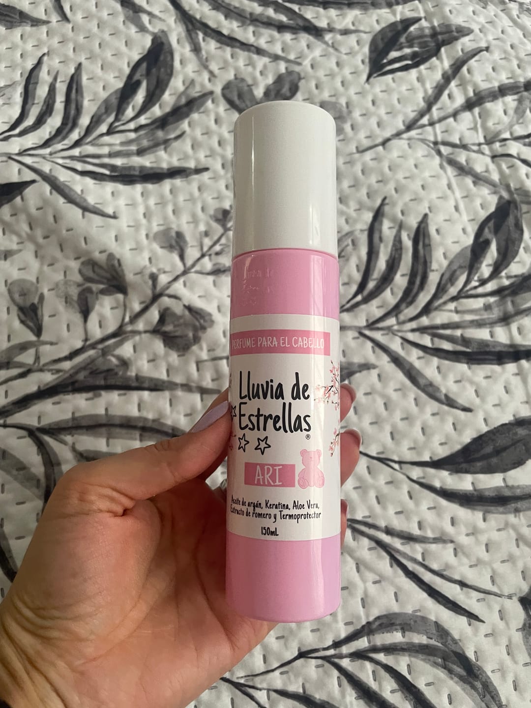 Customer photo review of PERFUME PARA EL CABELLO ARI