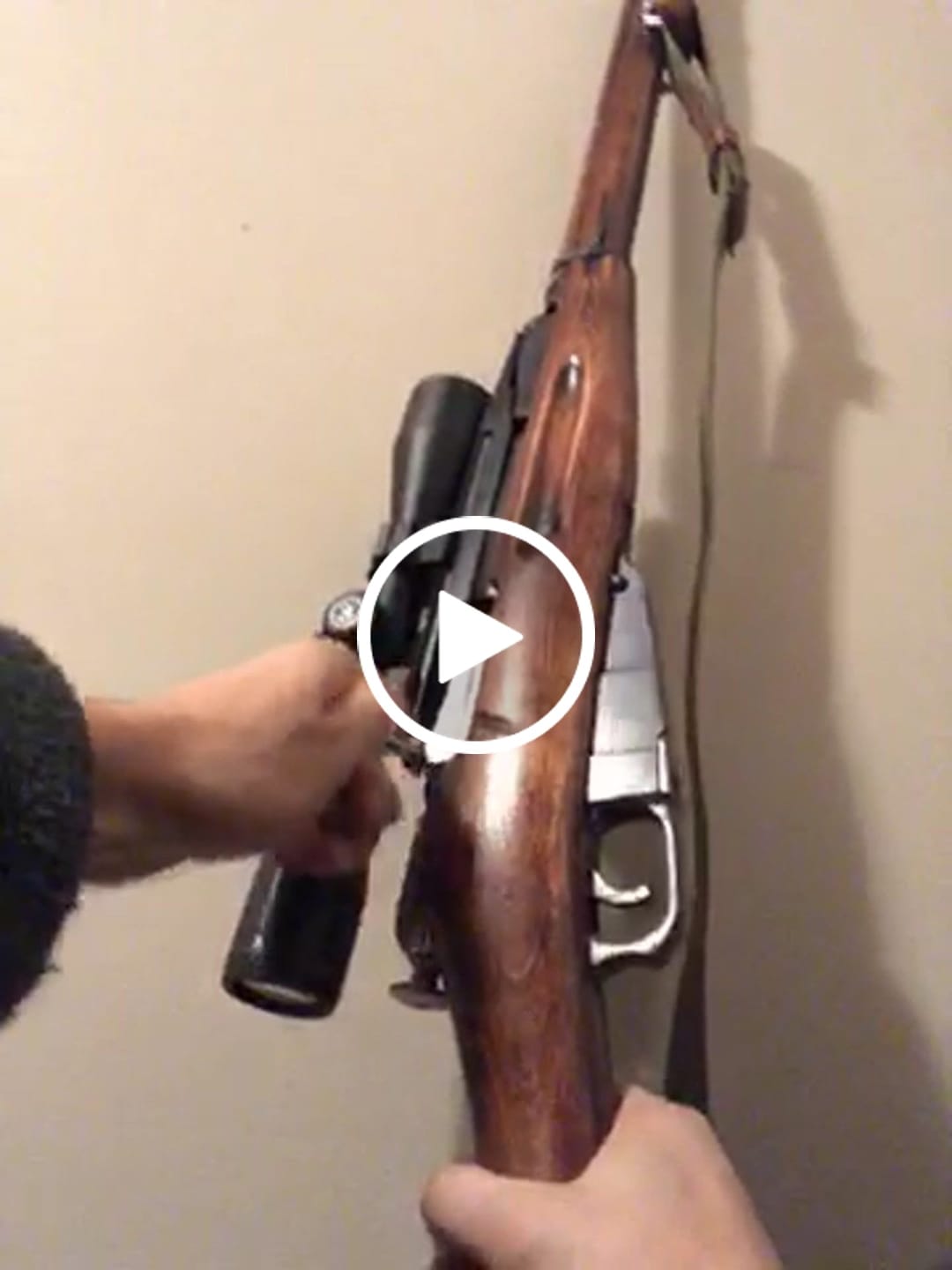 Customer video review of Mosin Nagant thread on bent bolt handle - no welding required