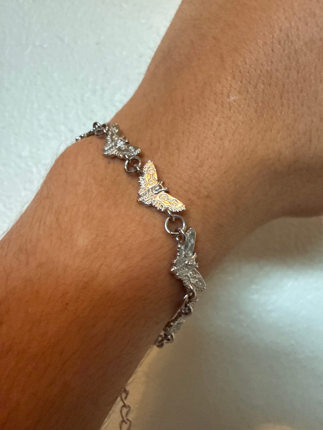 Customer photo review of MOTH BRACELET