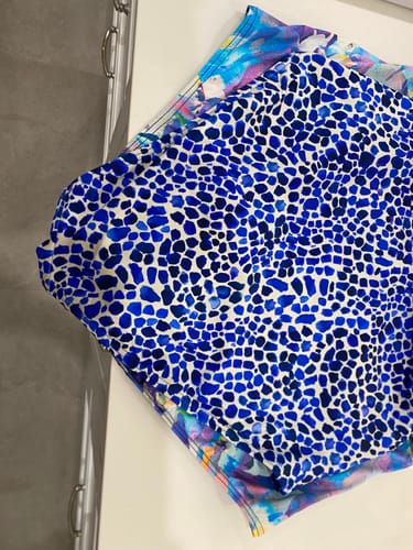 Customer photo review of Acadia Square Neck Chlorine Resistant One Piece Swimsuit