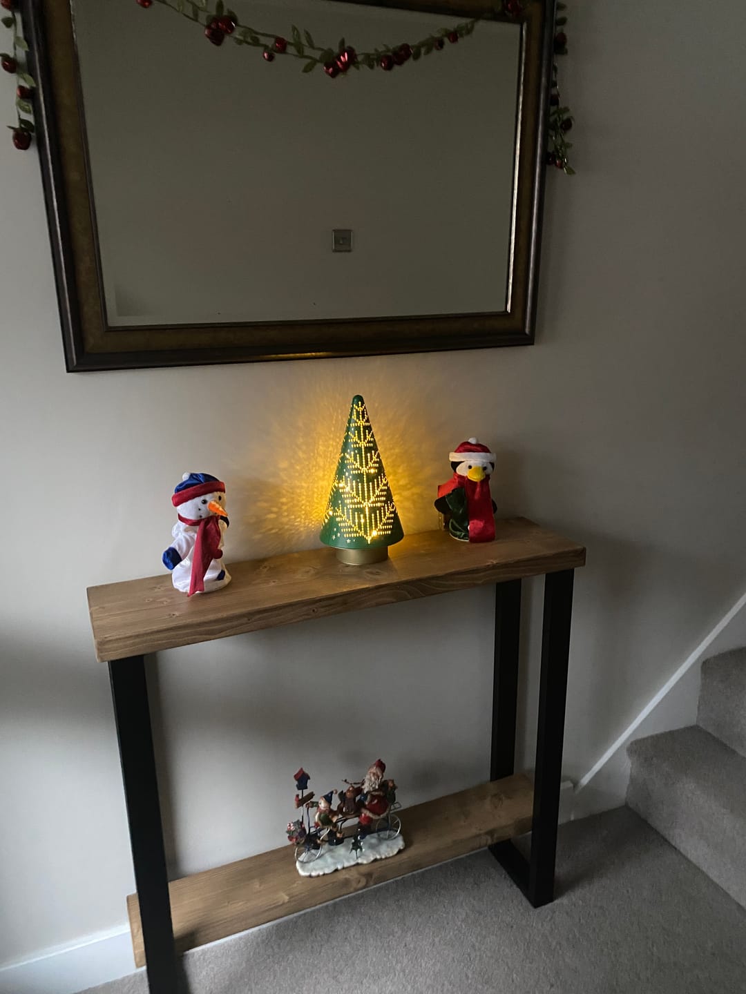 Customer photo review of Console Table with Shelf 22.5cm Depth | 84cm High