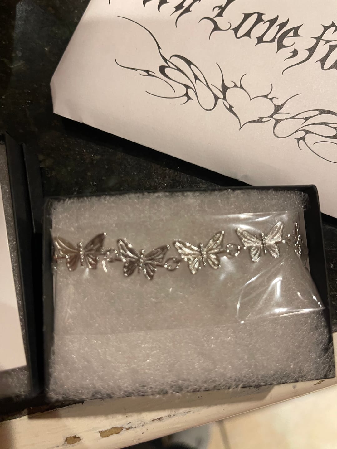 Customer photo review of BUTTERFLY BRACELET (ADJUSTABLE)