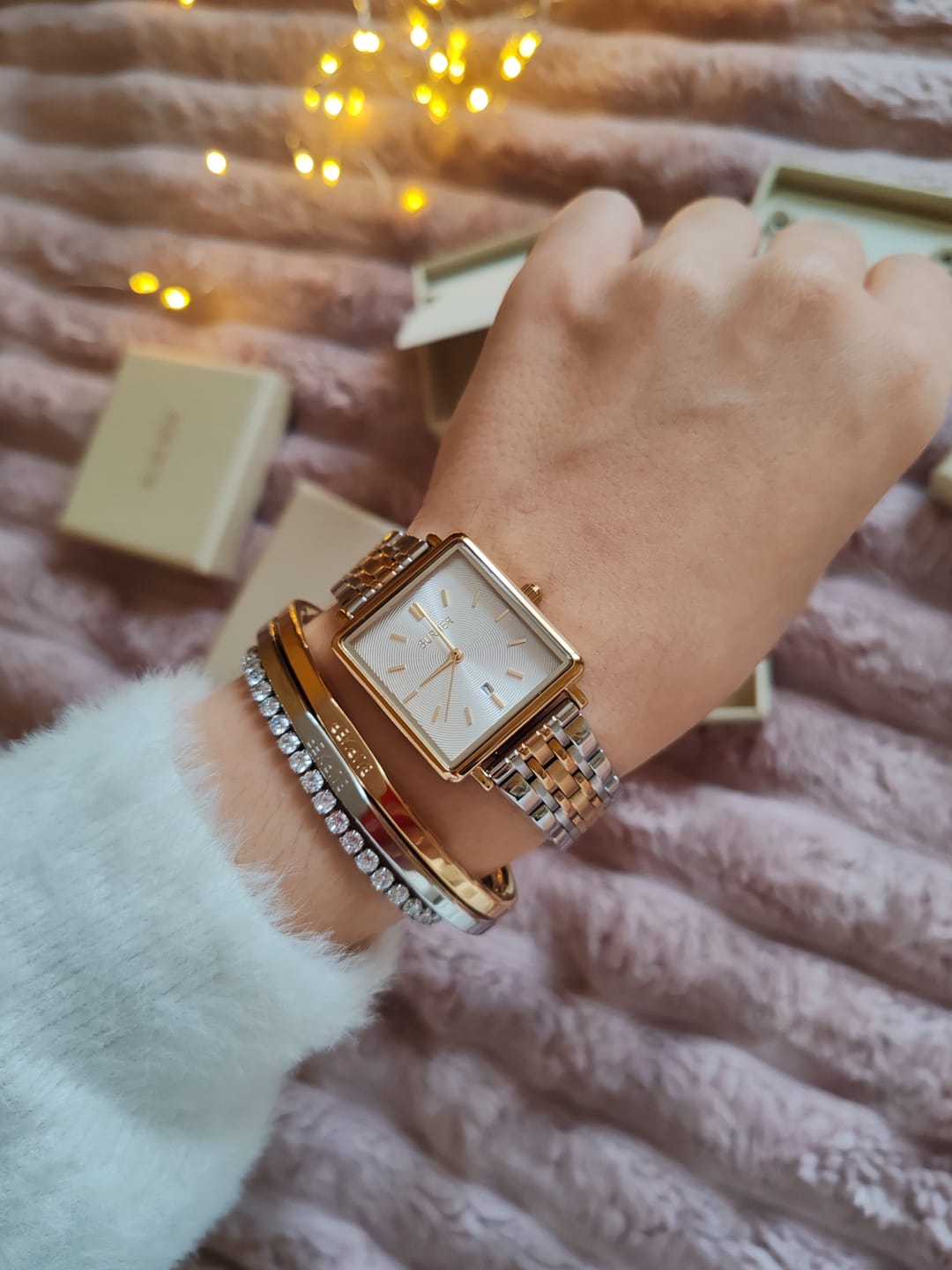 Customer photo review of Ava Silver Bracelet