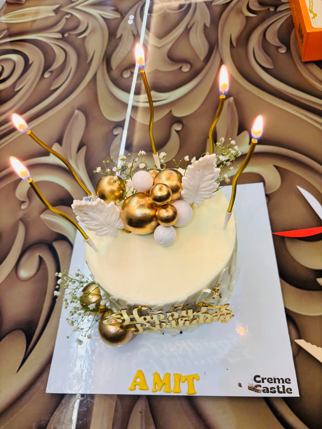 Customer photo review of Customized Flower Cake
