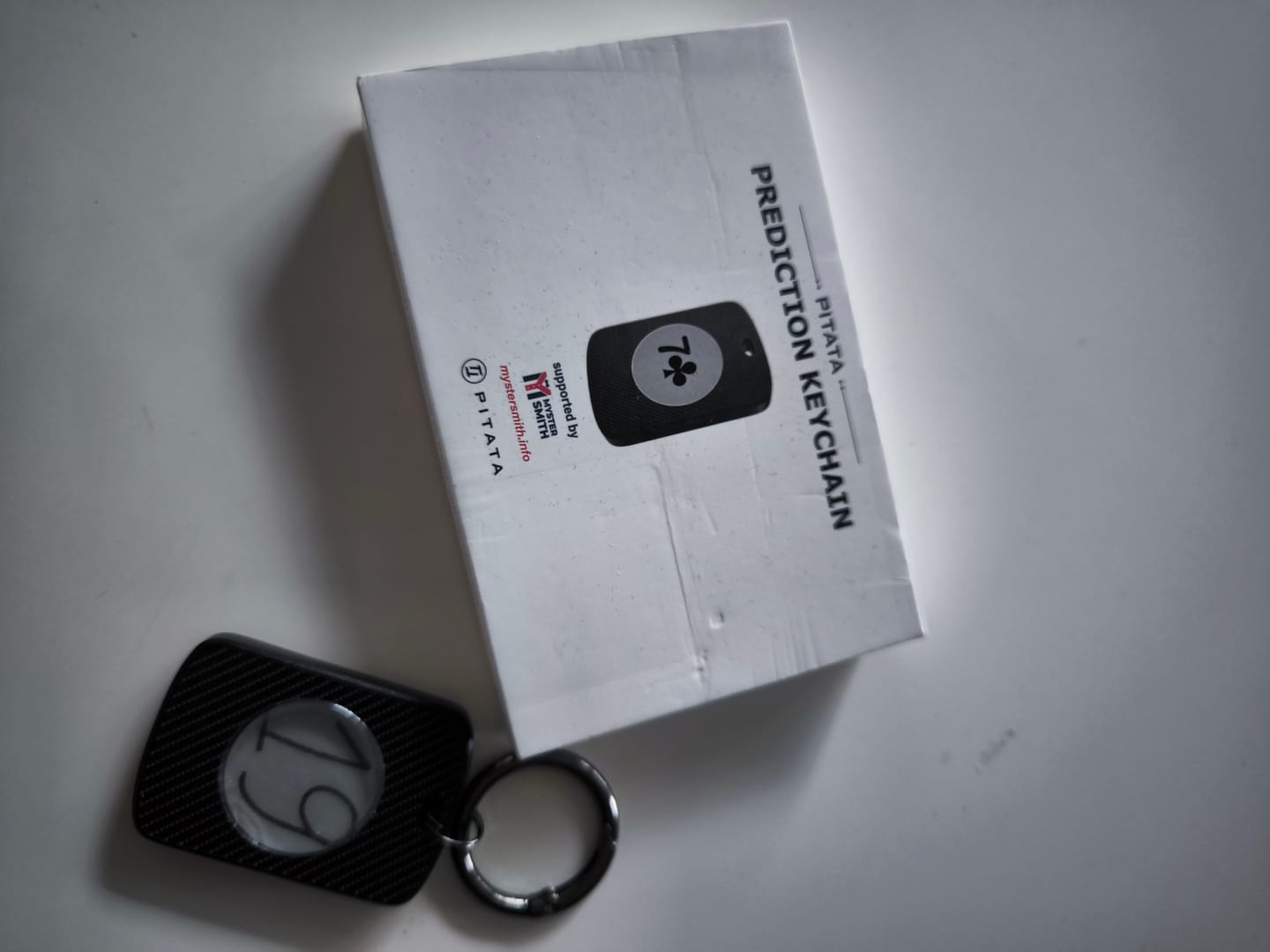 Customer photo review of PITATA Prediction Keychain