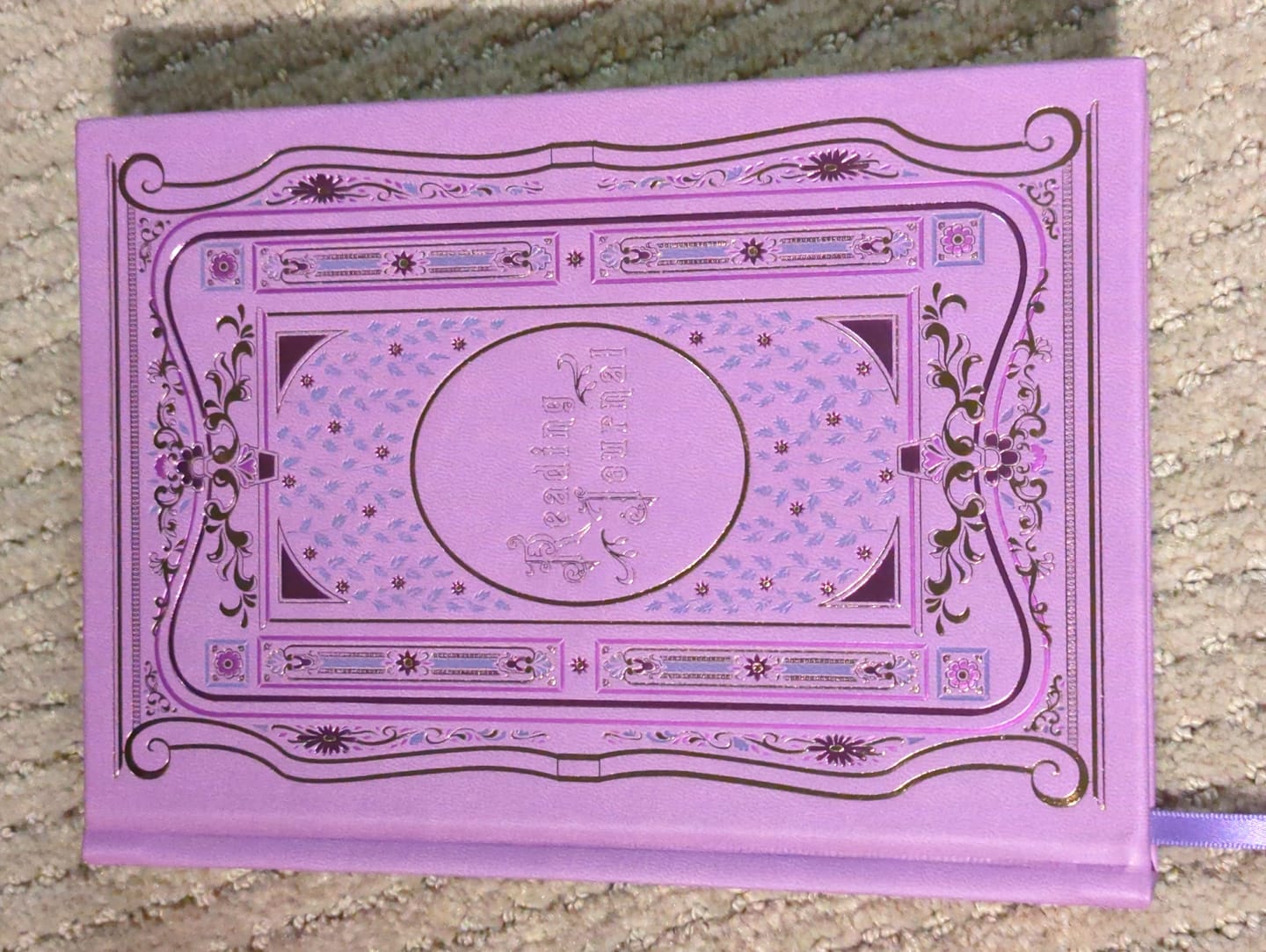 Customer photo review of Reading Journal - Wisteria
